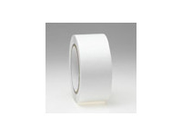 Výstražná samolepící PVC páska (návin) - Bílá - odolná 